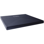 EcoPad Black Plastic Pad, 52 x 52 x 3"