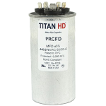 Titan HD Round Dual Capacitor, 40+7.5MFD, 440/370V