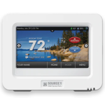 Hi-Rez Touch Screen Wi-Fi Thermostat, 7 Day, 4H/2C